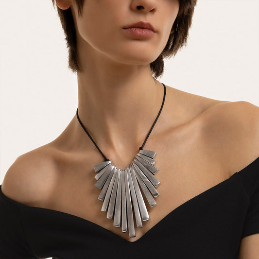 Ogrlica COLLIER 17 BARRETTES IRREGULIERES