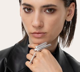 Prsten BAGUE 3 šnale za kosu