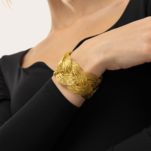 Narukvica BRACCIALE FASCIA TRECCIA MULTILINEE