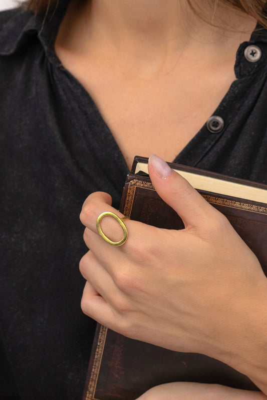 Prsten ANELLO SAGOMA OVALE