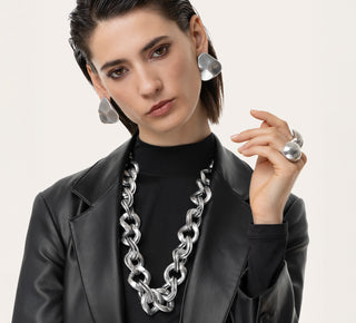 Naušnice BOUCLES TRIANGLE ARRONDIS