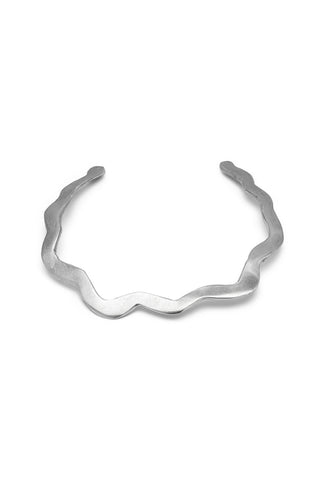 Ogrlica COLLIER RIGIDE SIMPLE ONDULÉ