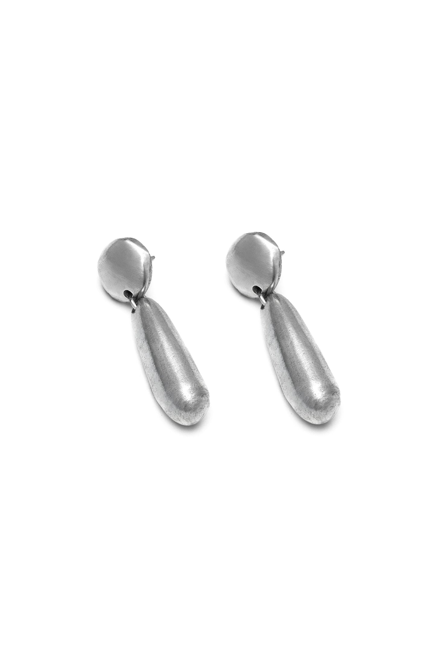 Naušnice BOUCLES RONDE ET BARRETTE