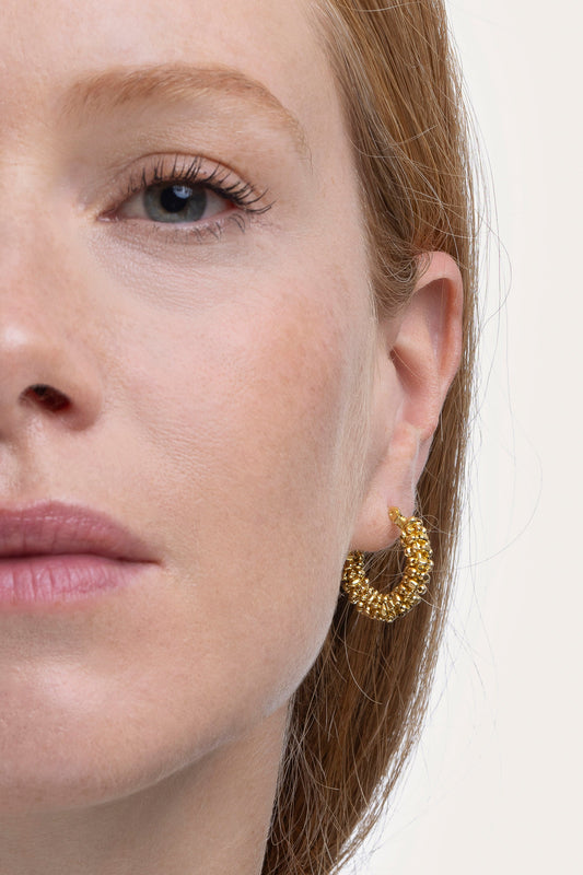 Naušnice ORECCHINI CERCHIO PEPITE