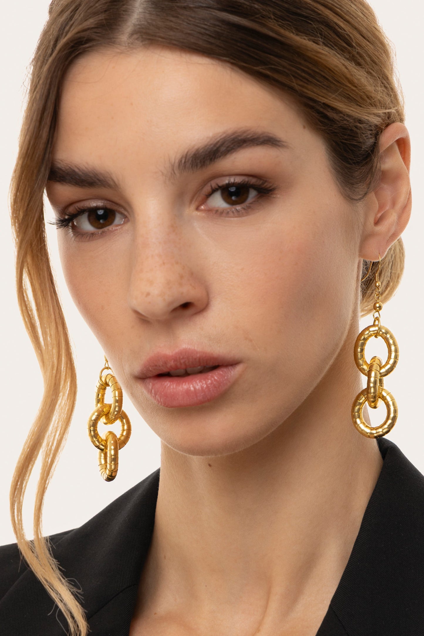 Naušnice ORECCHINI SERPENTE CATENA