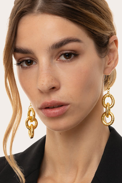 Naušnice ORECCHINI SERPENTE CATENA