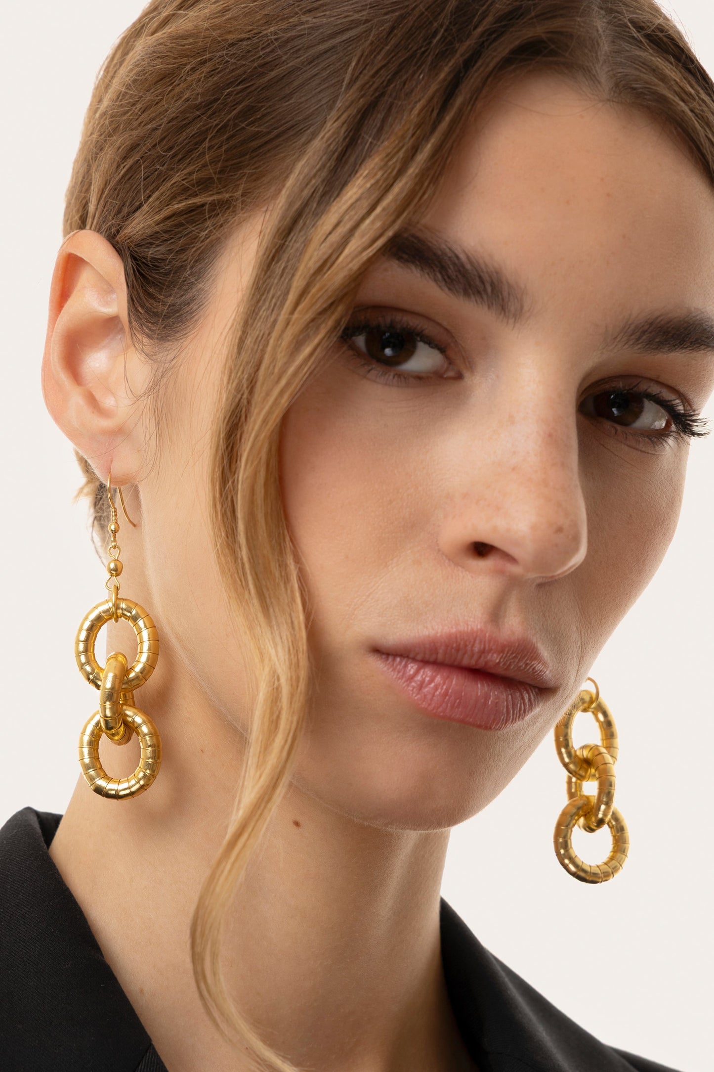 Naušnice ORECCHINI SERPENTE CATENA