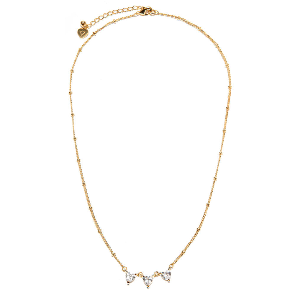 Ogrlica GIROCOLLO 3 PUNTI LUCE CUORE