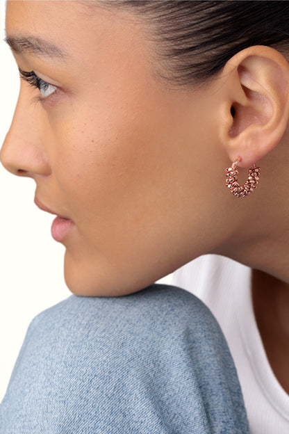 Naušnice ORECCHINI MINI CERCHI PEPITE