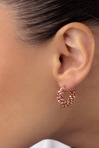 Naušnice ORECCHINI MINI CERCHI PEPITE